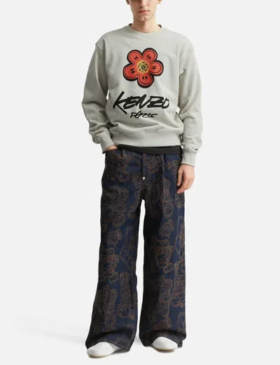 Kenzo ' X Futura 2000' Sweatshirt In Gray