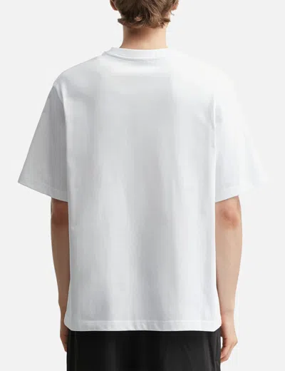 Casablanca Montaigne Sportif Crewneck Graphic Print T-shirt In White