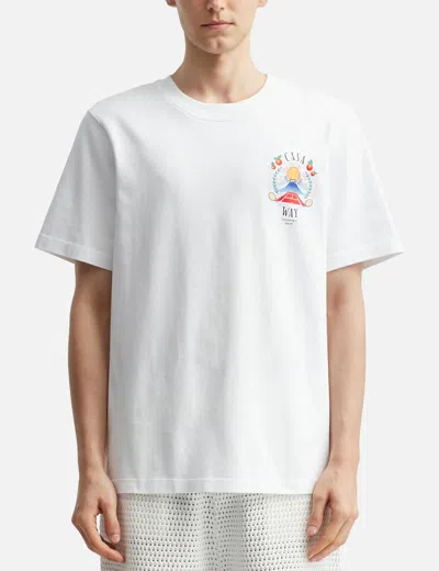 Casablanca Casa Way Mountain T-shirt In White