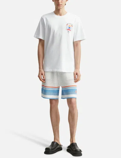 Casablanca Casa Way Mountain T-shirt In White