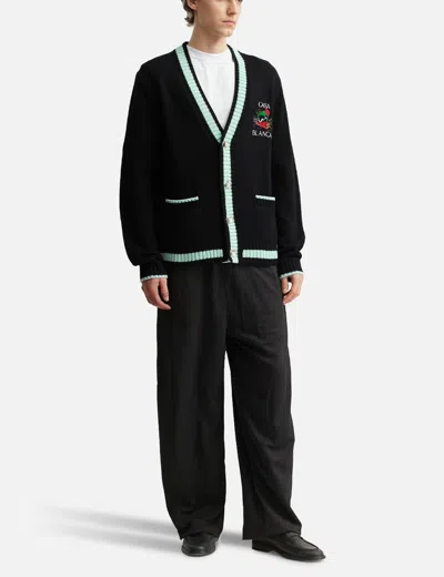 Casablanca Casa Mountain Temple Cardigan In Black