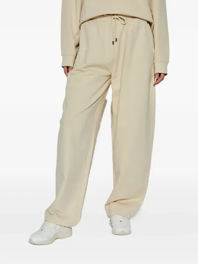 Sportmax Noble Joggers With Drawstring Waist In Neutral