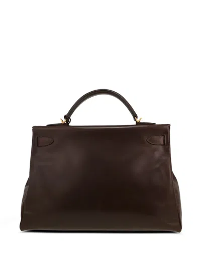 Pre-owned Hermes Kelly Box Leather Handbag