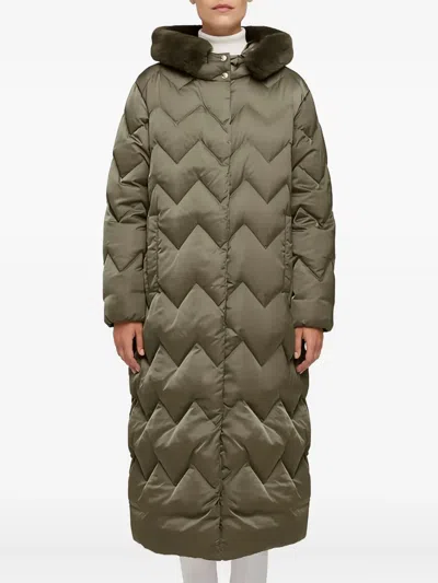 Geox Chloo Puffer Coat In Green