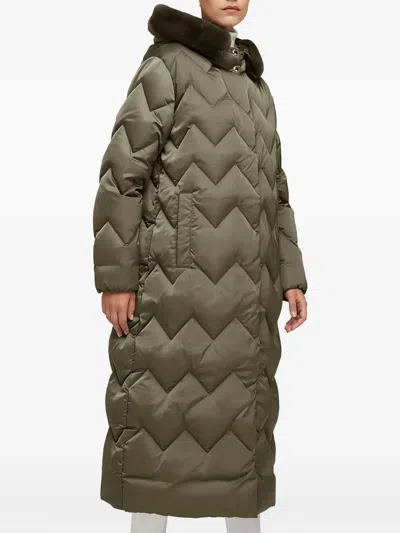 Geox Chloo Puffer Coat In Green