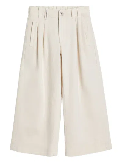 Brunello Cucinelli Pleated Trousers In Neutral
