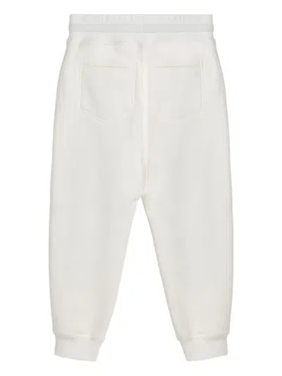 Brunello Cucinelli Drawstring-waist Trousers In White