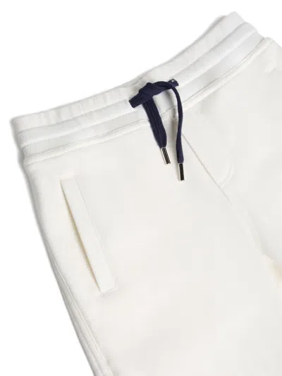 Brunello Cucinelli Drawstring-waist Trousers In White