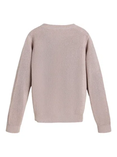 Brunello Cucinelli Crew-neck Sweater In Neutral