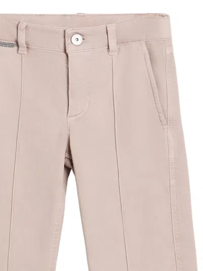 Brunello Cucinelli Seam-detailing Trousers In Pink
