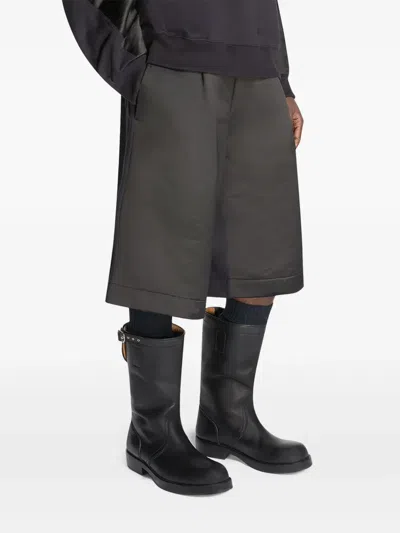 Dries Van Noten Pleated Shorts In Black