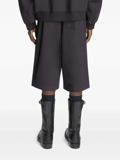 Dries Van Noten Pleated Shorts In Black