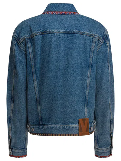 Valentino Jackets Light Blue In Blue