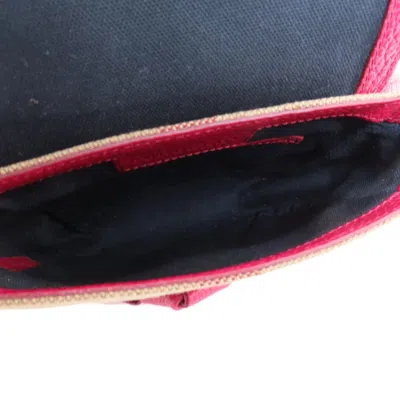 Pre-owned Burberry Red Color Leather Shoulder Bag ()