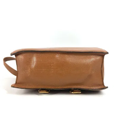 Pre-owned Bvlgari Brown Leather Backpack ()