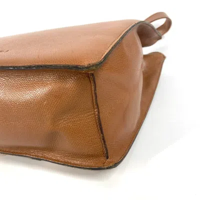 Pre-owned Bvlgari Brown Leather Backpack ()