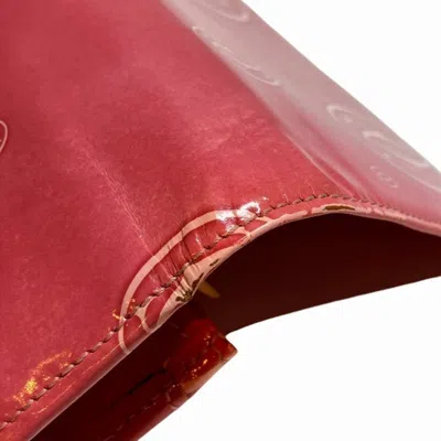 Pre-owned Cartier Pink Leather Long Wallet (bi-fold) ()