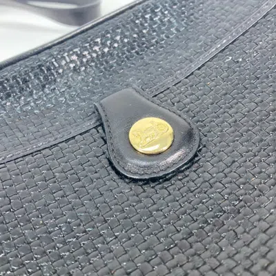 Pre-owned Celine Black Leather Pochette Shoulder Bag ()