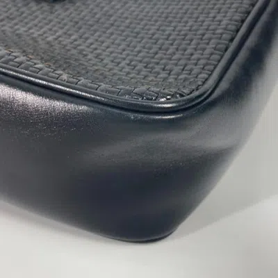 Pre-owned Celine Black Leather Pochette Shoulder Bag ()