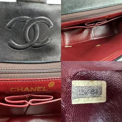 Pre-owned Chanel Black Gold Leather Metal Shoulder Bag ()