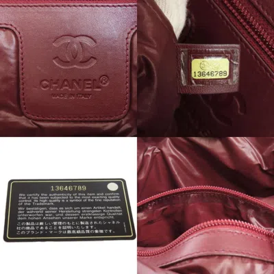 Pre-owned Chanel Black Nylon Backpack ()