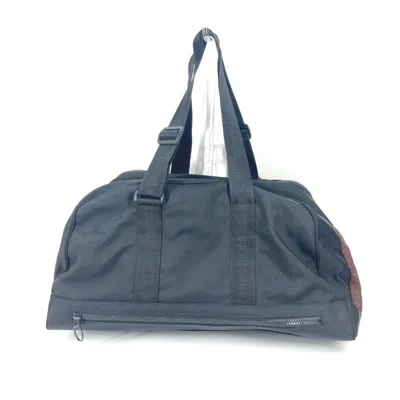 Pre-owned Chanel Black Nylon Boston Bag Shoulder Bag ()