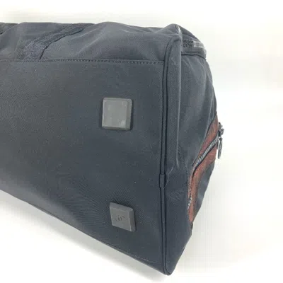 Pre-owned Chanel Black Nylon Boston Bag Shoulder Bag ()