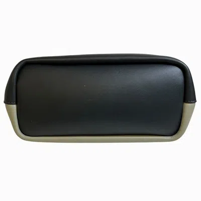 Pre-owned Chloé Black Gray Leather Handbag Shoulder Bag ()