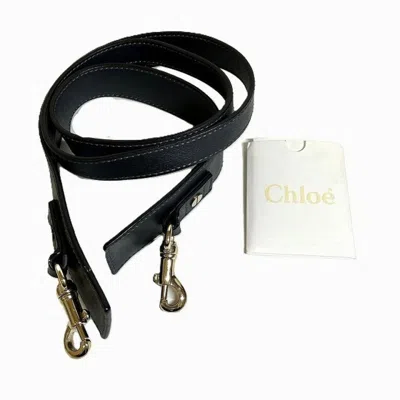 Pre-owned Chloé Black Gray Leather Handbag Shoulder Bag ()
