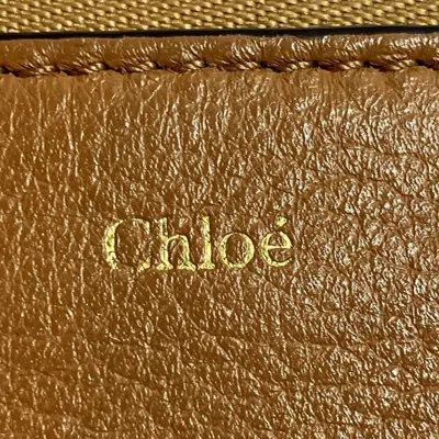 Pre-owned Chloé Brown Leather Coin Purse/coin Case ()
