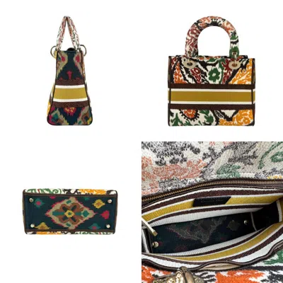 Pre-owned Dior Christian  Brown Canvas Handbag Shoulder Bag ()