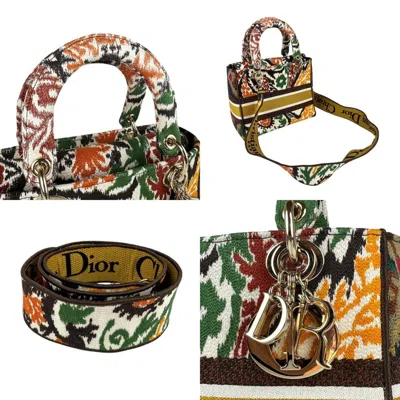 Pre-owned Dior Christian  Brown Canvas Handbag Shoulder Bag ()