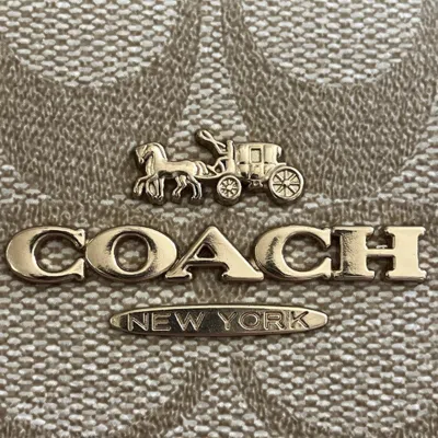 Pre-owned Coach Brown Pvc Leather Shoulder Bag ()