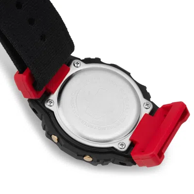 Casio G-shock Square 'black Red' In Black