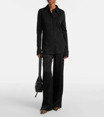 Jil Sander Pointy Leopard-print Calf Hair Mules