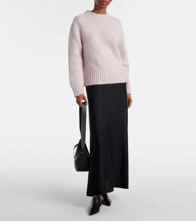 Jil Sander Alpaca And Mohair-blend Sweater In Pink