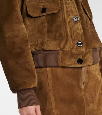 Tom Ford Suede Bomber Jacket