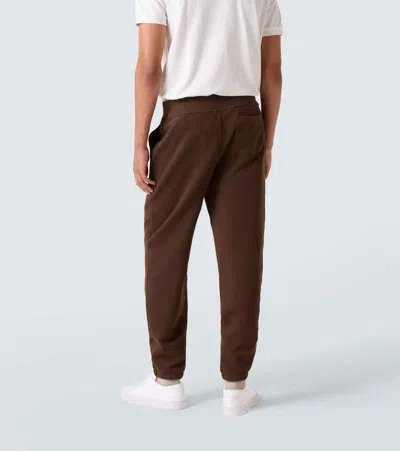 Polo Ralph Lauren Brown Jogger Pants In Cotton Blend In Brown