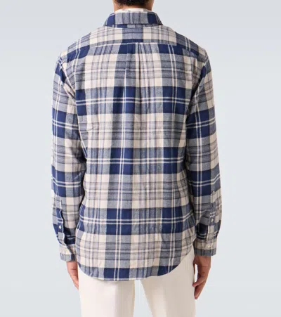 Polo Ralph Lauren Plaid-check Shirt In Blue
