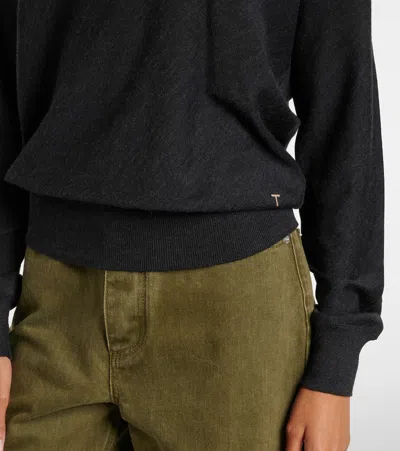 Tod's Ribbed-knit Wool And Silk Sweater