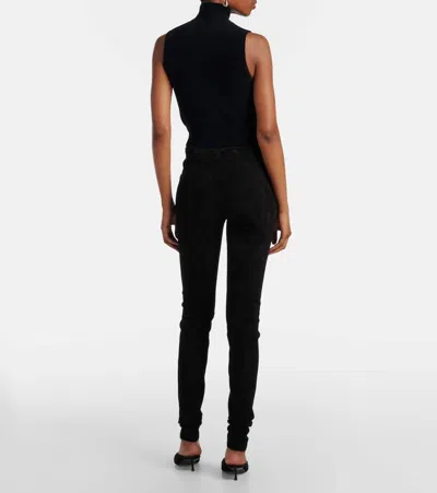 Stouls Carolyn Mid-rise Suede Leggings