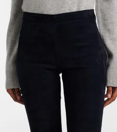 Stouls Carolyn Mid-rise Suede Leggings