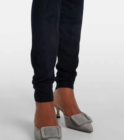 Stouls Carolyn Mid-rise Suede Leggings