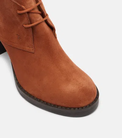 Tod's Bh Bootie 80 Suede Ankle Boots