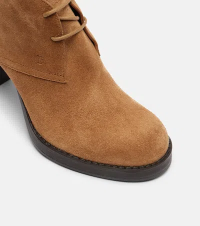 Tod's Bh Bootie 80 Suede Ankle Boots