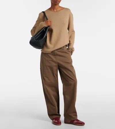 Tod's Retro Leather And Suede Sneakers