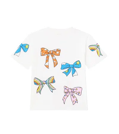 Stella Mccartney Printed Cotton Jersey T-shirt In White