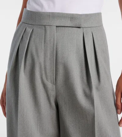 Max Mara Baden Virgin Wool Wide-leg Pants