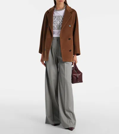 Max Mara Bravo Printed Cotton T-shirt In White