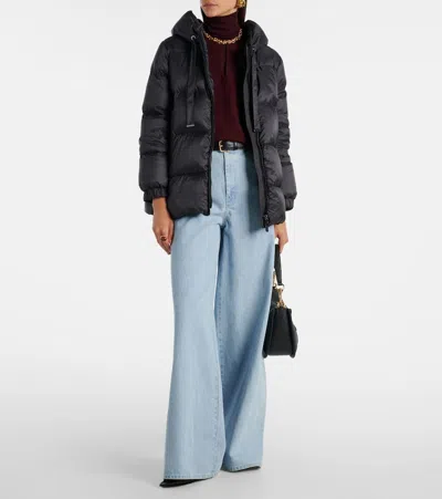 Max Mara Seia Down Jacket In Black